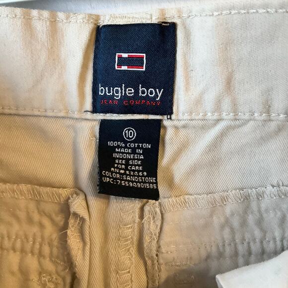 Bugle Boy Boy’s Khaki Pants size 10, Natural Tan, Ripped Hem - Picture 8 of 12